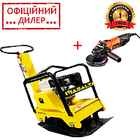 Бензиновая виброплита Masalta MSH160-4 реверсивная (Honda GX160, 500 мм, 149 кг)