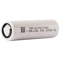 Molicel INR-21700-P42A 4200mAh grade А Акумулятор літій-іонний (коробка 200 шт)