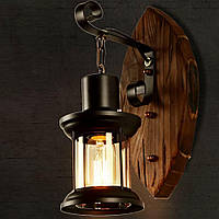 Винтажный настенный светильник Металлический настенный светильник Стеклянный светильник для ресторана Домашний