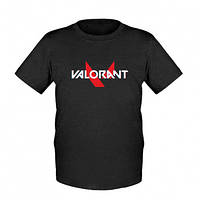 Детская футболка Valorant glitsh logo