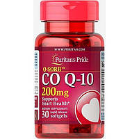 Коэнзим Puritan's Pride Q-Sorb Co Q-10 200 mg 30 Softgels ZK, код: 7518903