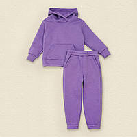 Костюм Dexters теплый детский из трехнити на флисе villi 98 см фиолетовый (131528468396) GG, код: 8335274