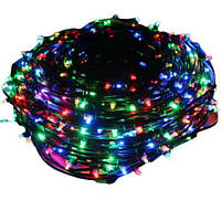 Светодиодная гирлянда Lampiki на 500 LED разноцветная 8 режимов от сети для помещения и улицы GG, код: 7703155