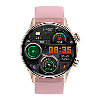 Смарт-часы Smart Watch XO J4 Блютуз v5.0 NFC, емкостью 280mAh,IP68 Android, iOS Pink GG, код: 8188710