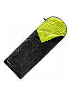 Спальный мешок Hi-Tec Mumio (SB014) 210x75 см Right Zip Черный с зеленым JS.120.11 GG, код: 7473675