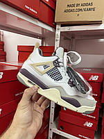 Nike Nike Jordan 4 white/beige + Зовнішня бірка та шнурки 37 w sale