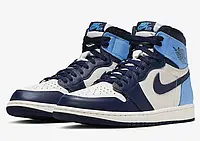 Jordan Nike Air Jordan 1 Retro High OG Obsidian Blue White w sale