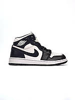 ЗИМА/ДЕМИ Nike Air Jordan 1 High Premium Fur Black White 36 w sale