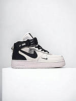 ЗИМА/ДЕМИ Nike Air Force 1 Utility Fur White Black 36 w sale