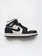ЗИМА/ДЕМИ Nike Air Jordan 1 High Fur Black White 36 w sale