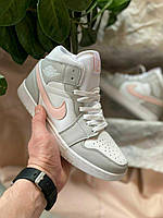 Nike Air Jordan 1 High/Mid Nike Air Jordan 1 High White Grey Pink 36 w sale