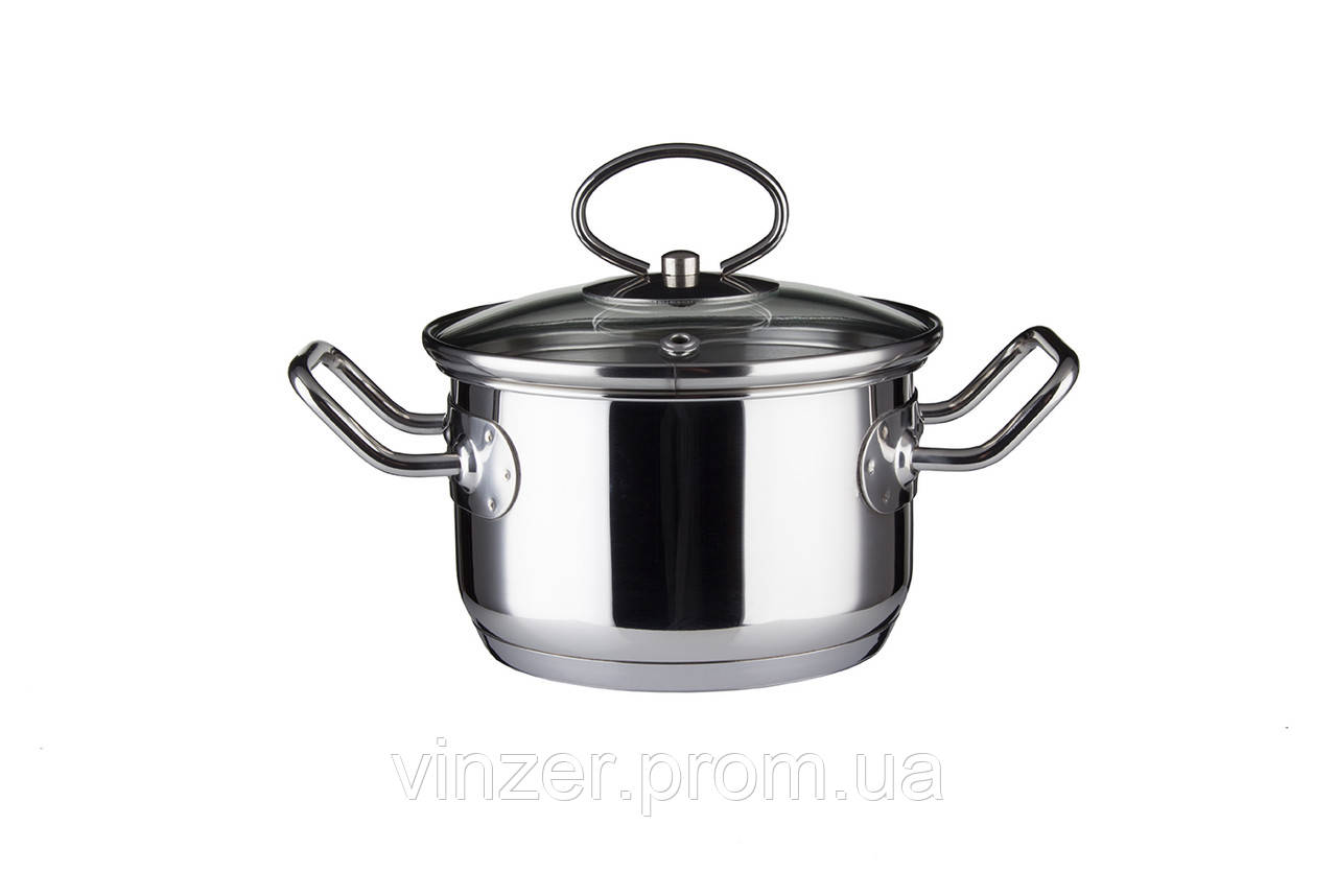 Каструля з кришкою VINZER Mini Ø 12 см 0.8 л [50086]