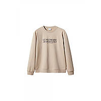 Свитшот Mango sudadera mensaje estampado beige, оригинал. Доставка от 14 дней