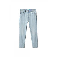 Джинсы Mango jeans tom tapered cropped azul claro, оригинал. Доставка от 14 дней