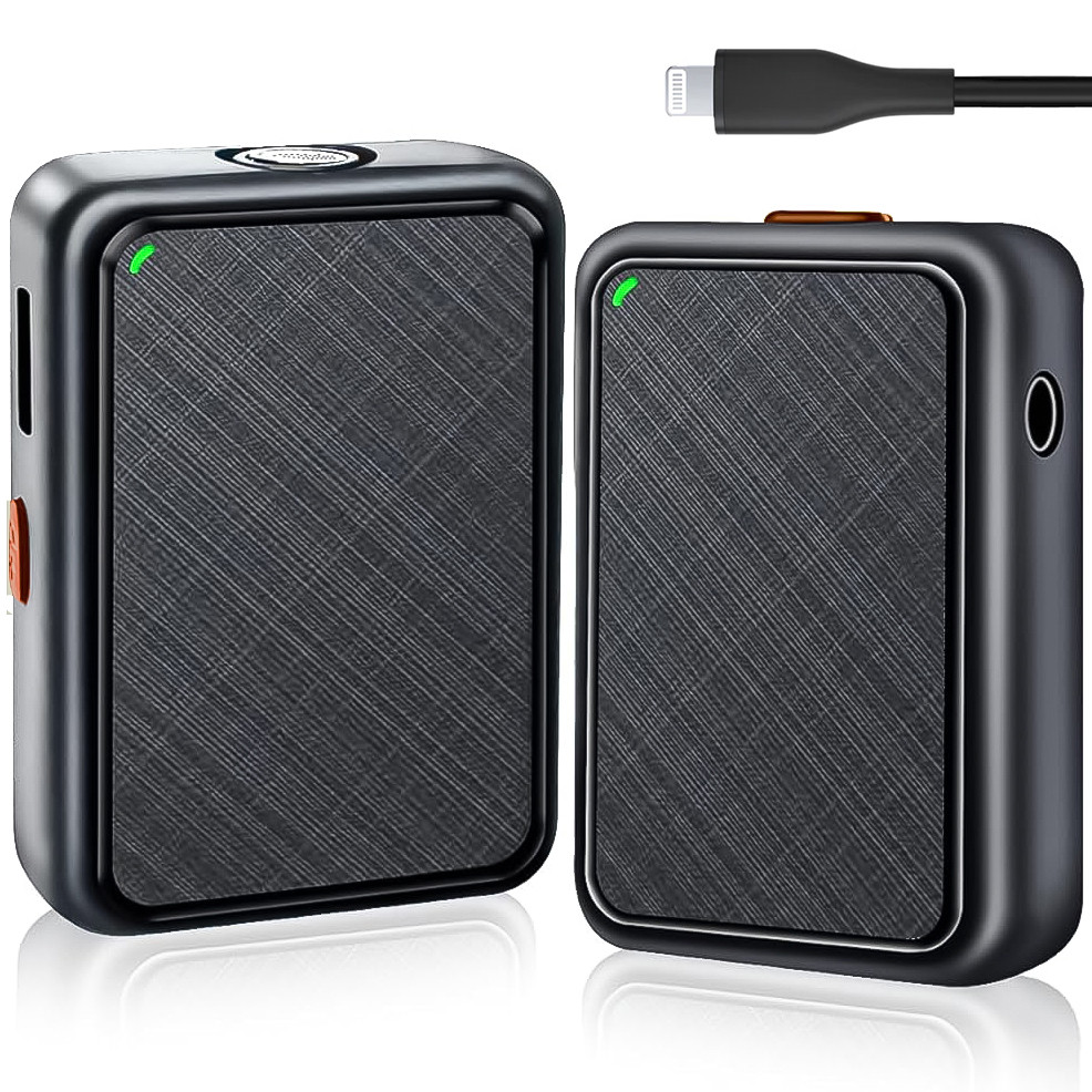 Бездротова радіосистема з петличним мікрофоном Savetek P39 Lightning, петличка для iPhone/iPad, фото 1