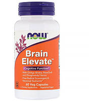 Комплекс для профилактики работы головного мозга NOW Foods Brain Elevate 60 Veg Caps NOW-0330 FV, код: 7682628