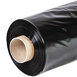 Плівка Shadow 120 мкм поліетиленова гідроізоляційна для мульчування ґрунту 3х100 м Чорна, фото 5