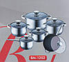 Набір посуду з нержавіючої сталі Bachmayer 12 предметів BM-1202, фото 9