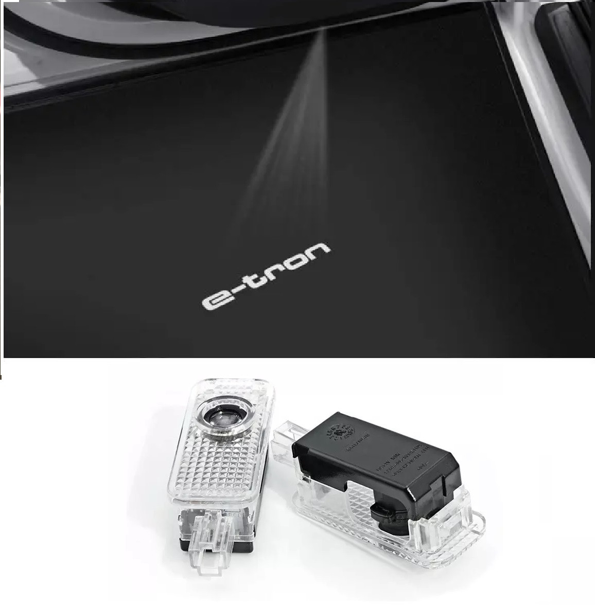 Подсветка двери с логотипом Ауди Audi  E-tron (19 - ), Q4 e-tron (22 - ), E-tron GT (22 - ), A3 E-tron (15 - )
