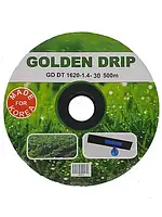 Капельная лента 8 mil шаг 15см бухта 100 метров эмитерная GOLDEN DRIP