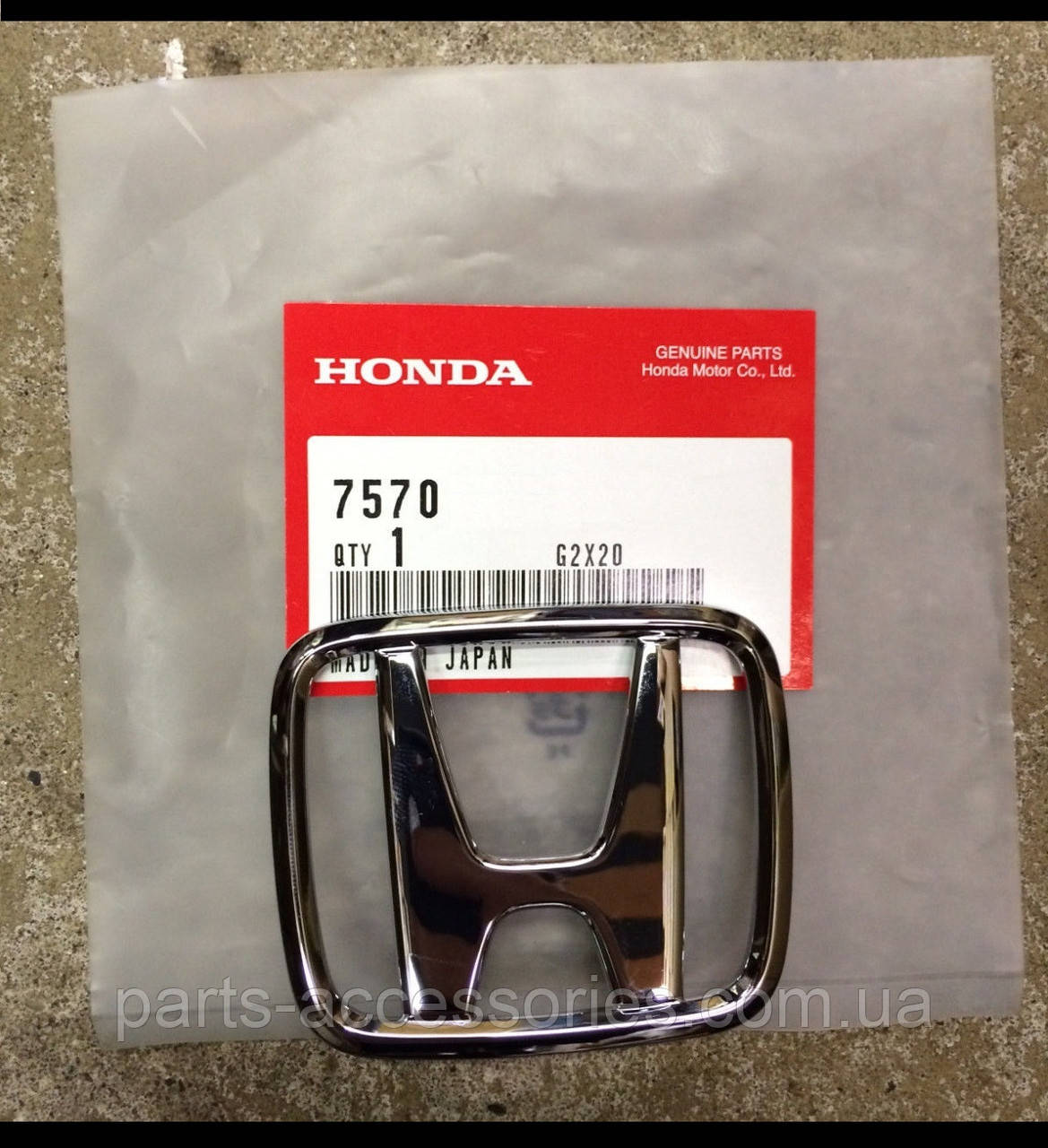 Honda S2000 2000-2001 Задній значок на багажник кришку багажника Новий Оригінал, фото 1