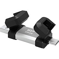 USB 256G SILICON POWER usb3.2+TypeC Mobile C51