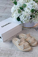 Chanel Light beige sandals 37 w sale