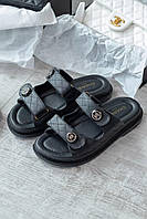Chanel Black sandals 36 w sale