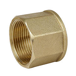 Муфта латунна 1″ВР х 1″ВР штампована восьмигранна А0353А VA (000026912)