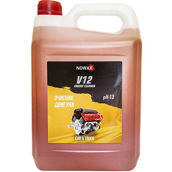 Nowax V12 Engine Cleaner, 5 л (NX05142) концентрат очищувача двигуна