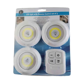 Світильники з пультом і таймером LED light with Remote Control Set (3 світильника)