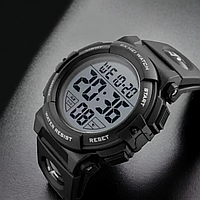 Годинник наручний чоловічий SKMEI 1258BK, брендовий чоловічий годинник, водостійкий тактичний годинник.