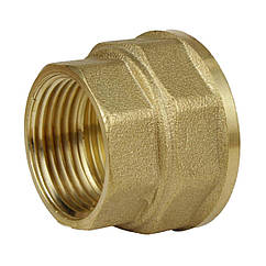 Муфта редукційна латунна 2″ВР х 1 1/4″ВР штампована восьмигранна А0340А VA (000026716)