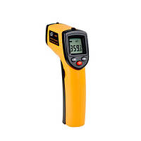 Бесконтактный инфракрасный термометр Vktech GM320 до 380 градусов Оранжевый (100099) NX, код: 1455531