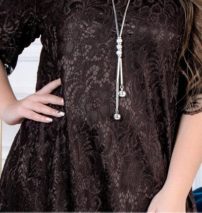 Стильна жіноча сукня, тканина "Гіпюр" 52, 56, 60, 62, 64, 66 розмір 52, фото 2