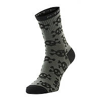 M-Tac носки легкие Mk.3 Pirate Skull Olive 43-46