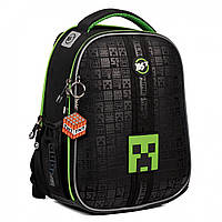 Рюкзак школьный с ортопедической спинкой для младших классов YES H-100 каркасный Minecraft 559558
