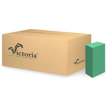 Флористична піна "Victoria" 2 сорт (оазис) Польща 23×11×7,5 см