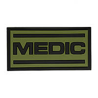 M-Tac нашивка Medic PVC Olive/Black