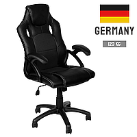 Геймерское кресло офисное компьютерное P24 Германия для офиса дома Черный С1