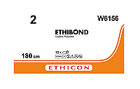 Хирургическая нить Ethicon Этибонд Эксель (Ethibond Excel) 2, длина 180 см, без иглы, W6156