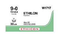 Хирургическая нить Ethicon Этилон (Ethilon) 10/0, длина 30 см, 2 шт. шпат. игла 6,5 мм, W1770