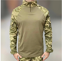 Армейская Кофта Убакс, Wolftrap, Украинский пиксель, со вставками под локти, тактическая рубашка кофта военная