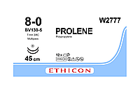 Хирургическая нить Ethicon Пролен (Prolene) 8/0, длина 45 см, 2 кол. иглы 6,5 мм, W2777