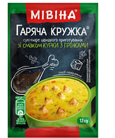 Суп-пюре быстрого приготовления МИВИНА Горячая Кружка со вкусом курицы с гренками 12 г