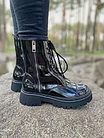 Balenciaga Tractor Boots Patent m sale