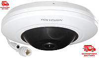 IP Камера видеонаблюдения Hikvision DS-2CD2955FWD-IS, цифровая видеокамера Fisheye с POE и детектором лиц