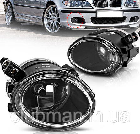 Протитуманні фари Winjet (США) для BMW (БМВ) E39 Е46 під M бампер, фото 1