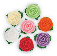Набір "Рози Ø25 з листочками" 7 шт (Украса)