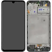 Дисплей для Samsung M315/M31 (GH82-22405A) модуль (экран,сенсор) с рамкой, сервисный оригинал в сборе, Черный